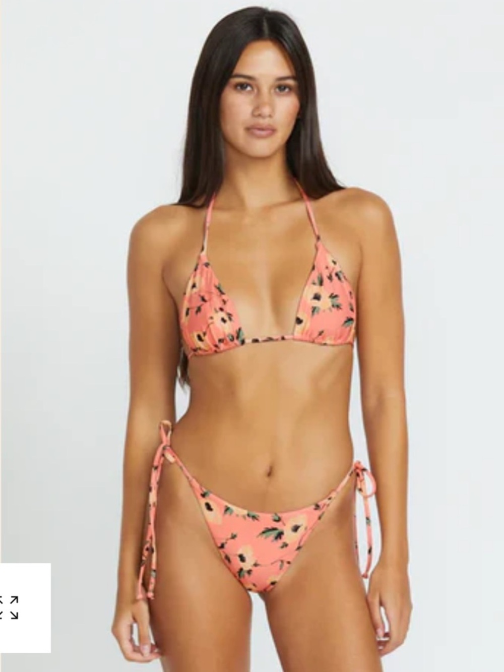 Volcom Coral Palm Tie-Side Triangle Bikini